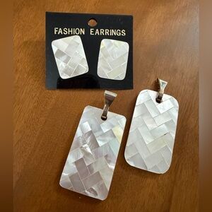 Earrings and Pendant Set Made in the Philippines